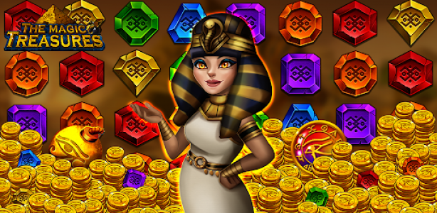 اسکرین شات بازی The magic treasures: Pharaoh's empire puzzle 1