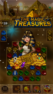 اسکرین شات بازی The magic treasures: Pharaoh's empire puzzle 8