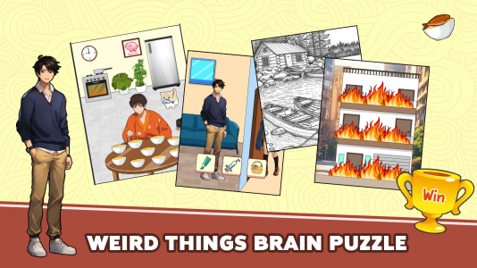 اسکرین شات 1 بازی Weird Things Brain Puzzle