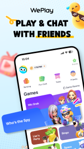 اسکرین شات 1 برنامه WePlay - Game & Party