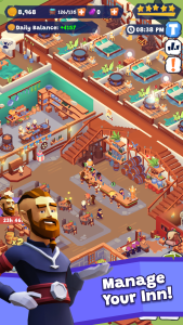 اسکرین شات 1 بازی Idle Inn Empire: Hotel Tycoon