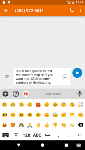 اسکرین شات برنامه Speechkeys Smart Voice Typing 3
