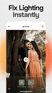 اسکرین شات 3 برنامه Citrus 1 Tap Perfect Photo AI