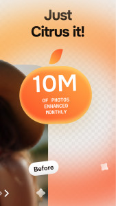 اسکرین شات 2 برنامه Citrus 1 Tap Perfect Photo AI