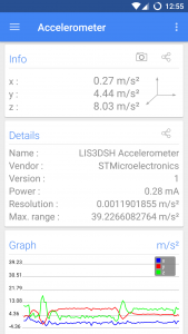 اسکرین شات 2 برنامه Sensors Multitool