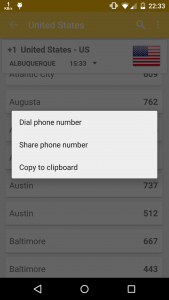 اسکرین شات 3 برنامه Phone Codes of the World