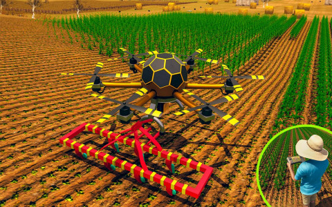 اسکرین شات بازی Drone Farming USA 4