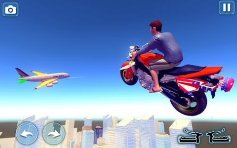 اسکرین شات برنامه Impossible Mega Ramp Moto Bike Rider 6