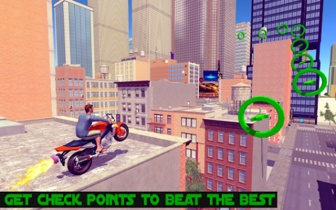 اسکرین شات برنامه Impossible Mega Ramp Moto Bike Rider 4