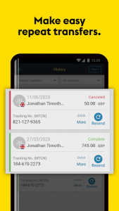 اسکرین شات برنامه Western Union App: Send Money Abroad 5