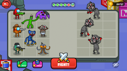 اسکرین شات بازی Merge War Monster Fight 5