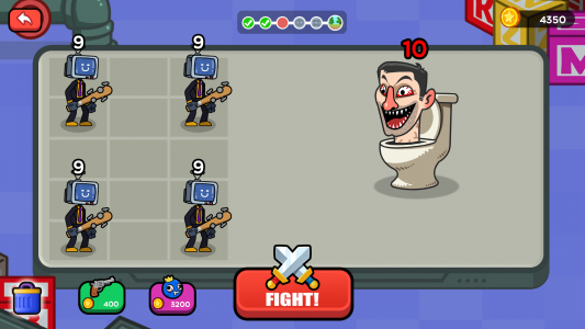 اسکرین شات بازی Merge War Monster Fight 4