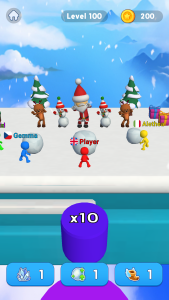 اسکرین شات 4 بازی Snowball Race 3D: Ice Bridge
