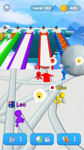 اسکرین شات بازی Snowball Race 3D: Ice Bridge 5