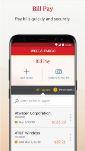 اسکرین شات برنامه Wells Fargo Mobile 3