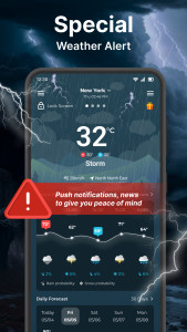 اسکرین شات 6 برنامه Weather forecast