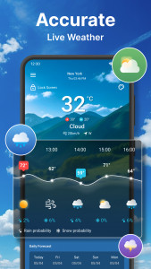 اسکرین شات 1 برنامه Weather forecast