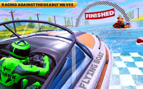 اسکرین شات بازی Powerboat Speed Racing 3D 1