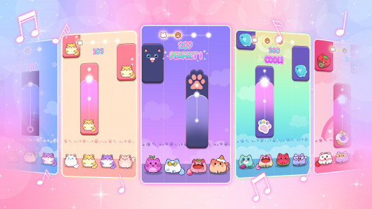 اسکرین شات 6 بازی Cat Tiles: Cute Piano Game