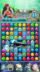 اسکرین شات بازی Jewel Aloha- Ocean Match 3 Puzzle 1