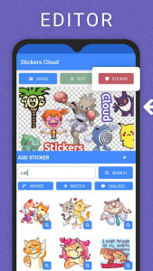 اسکرین شات برنامه Stickers Cloud & Sticker Maker 1