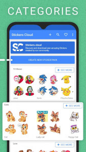 اسکرین شات برنامه Stickers Cloud & Sticker Maker 2