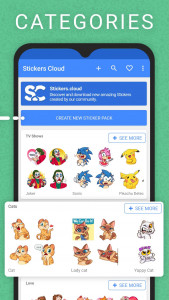 اسکرین شات برنامه Stickers Cloud & Sticker Maker 2