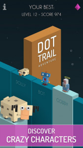 اسکرین شات بازی Dot Trail Adventure:Dash on the line, get the ball 3