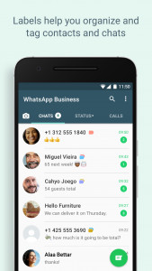 اسکرین شات برنامه WhatsApp Business 3