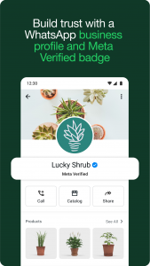 اسکرین شات برنامه WhatsApp Business 1