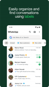 اسکرین شات برنامه WhatsApp Business 7