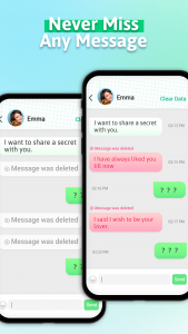 اسکرین شات 5 برنامه Recover Deleted Messages