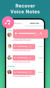 اسکرین شات 7 برنامه Deleted Chat Recovery