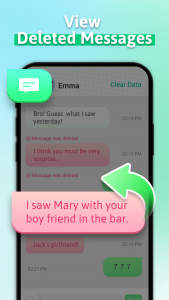 اسکرین شات 4 برنامه Recover Deleted Messages
