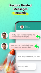 اسکرین شات 3 برنامه Deleted Messages Recovery