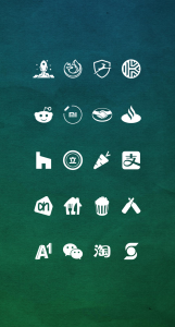 اسکرین شات برنامه Whicons - White Icon Pack 4