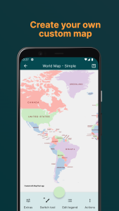 اسکرین شات 1 برنامه MapChart