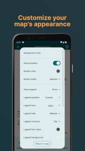 اسکرین شات 5 برنامه MapChart
