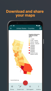 اسکرین شات 8 برنامه MapChart