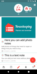 اسکرین شات برنامه Housekeeping. Planner & reminder household chores 3
