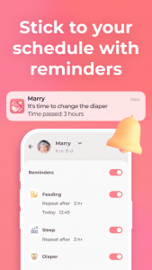 اسکرین شات 4 برنامه Breastfeeding tracker Pump log