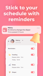 اسکرین شات 4 برنامه Breastfeeding tracker Pump log