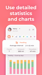 اسکرین شات 6 برنامه Breastfeeding tracker Pump log