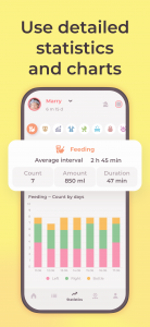 اسکرین شات برنامه Breastfeeding tracker Pump log 6