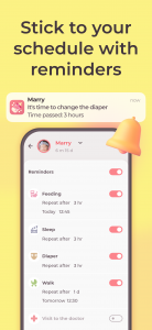 اسکرین شات برنامه Breastfeeding tracker Pump log 4