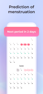 اسکرین شات 2 برنامه Menstrual cycle tracker - Days
