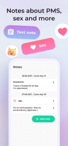 اسکرین شات برنامه Menstrual cycle tracker - Days 7