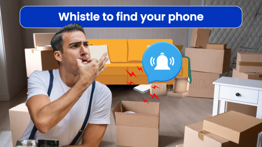 اسکرین شات برنامه Find Your Phone Clap, Whistle 3