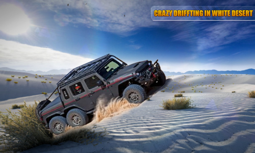 اسکرین شات بازی 4x4 Driving Game: White Desert 1