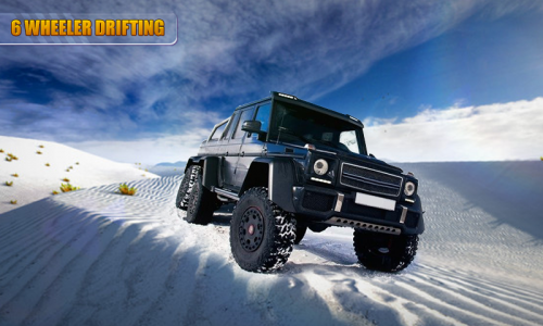 اسکرین شات بازی 4x4 Driving Game: White Desert 5